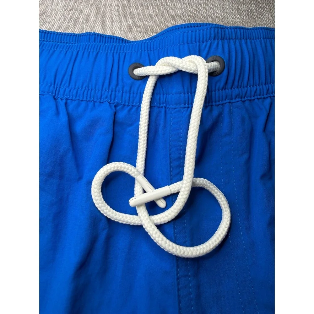 Tommy Hilfiger Mens Blue Logo Swim Trunks Board‎ Shorts Medium 7 Inch Inseam